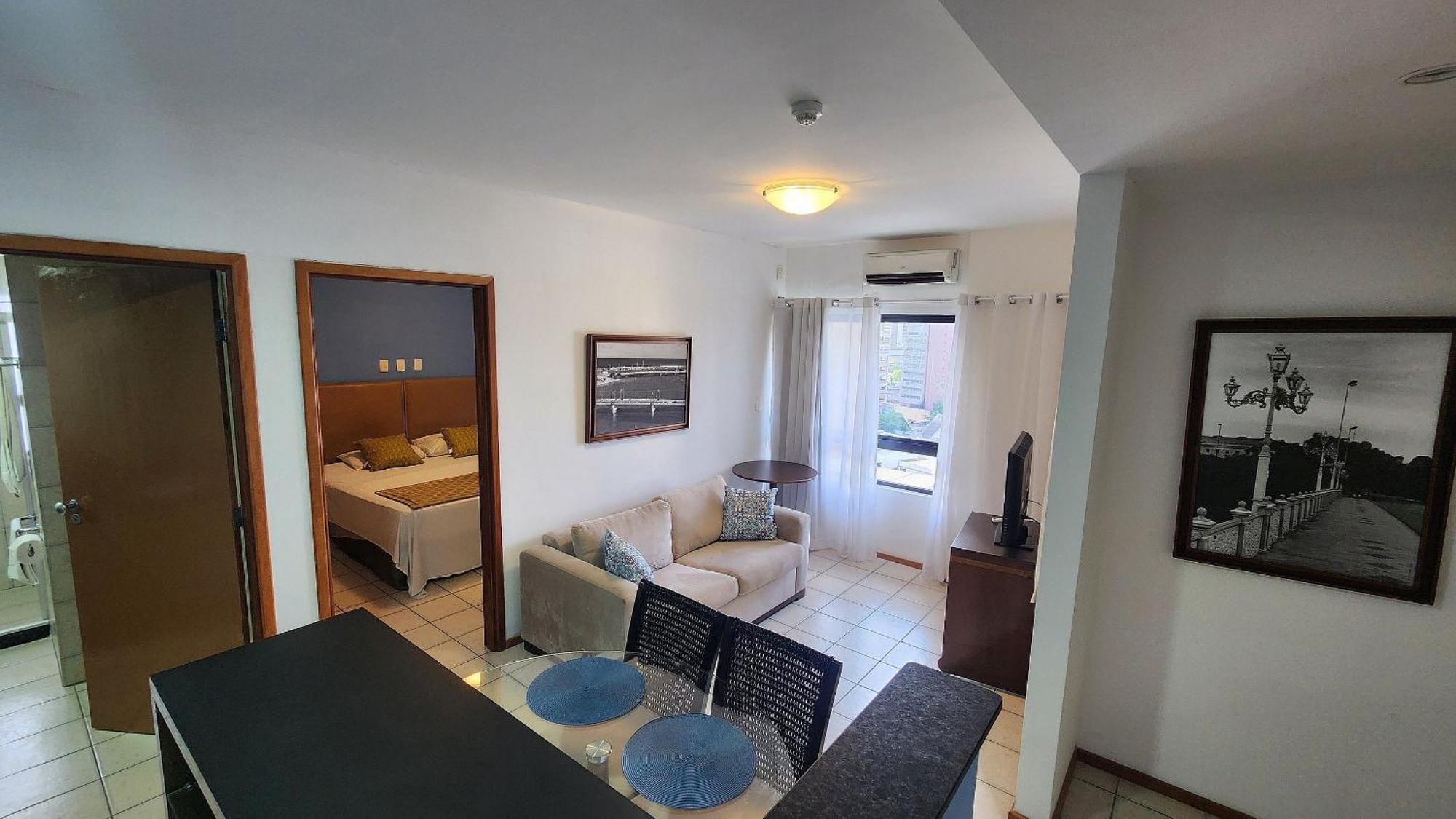 Flat No Condominio Metropolis - Ilha Do Leite Recife Exterior foto