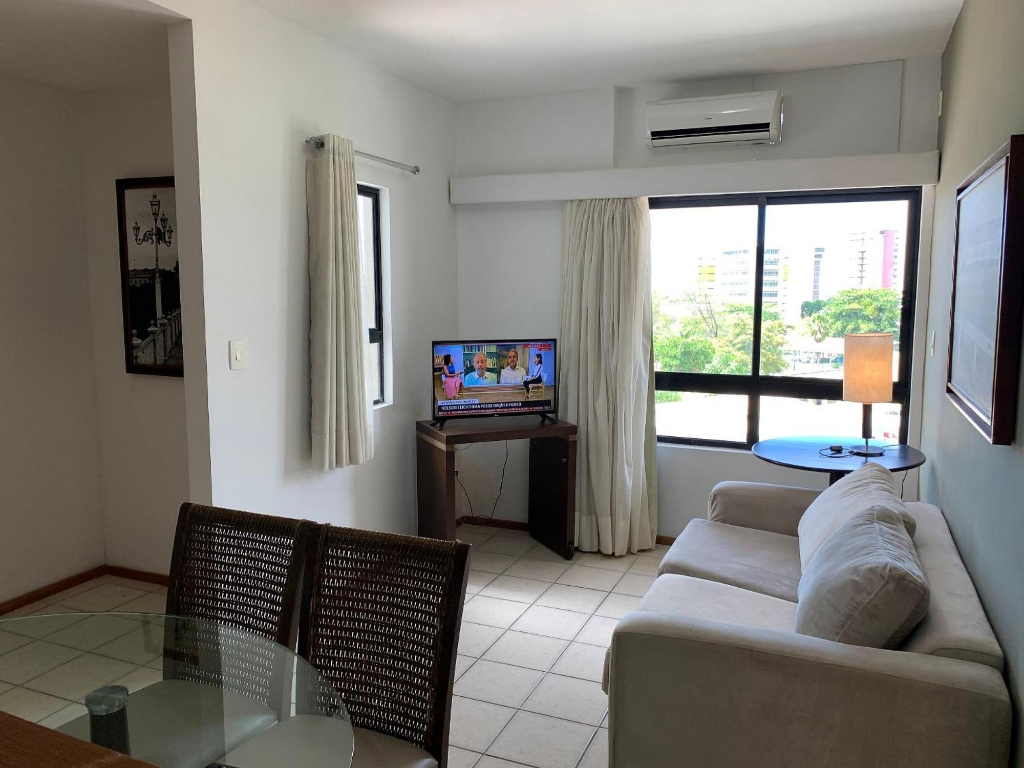 Flat No Condominio Metropolis - Ilha Do Leite Recife Exterior foto